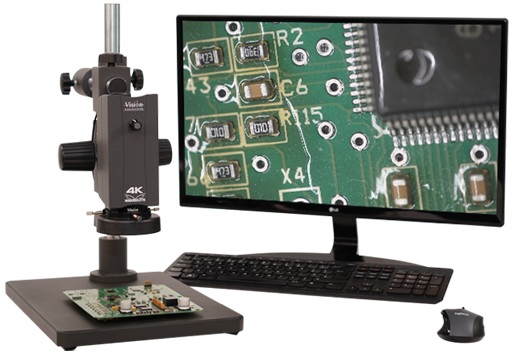 Makrolite-4K-UHD-digital-microscope-with-computer-electronics-call-out